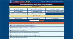 Desktop Screenshot of dersimiz.net