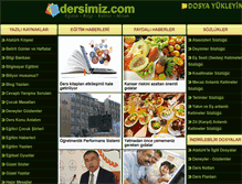 Tablet Screenshot of dersimiz.com